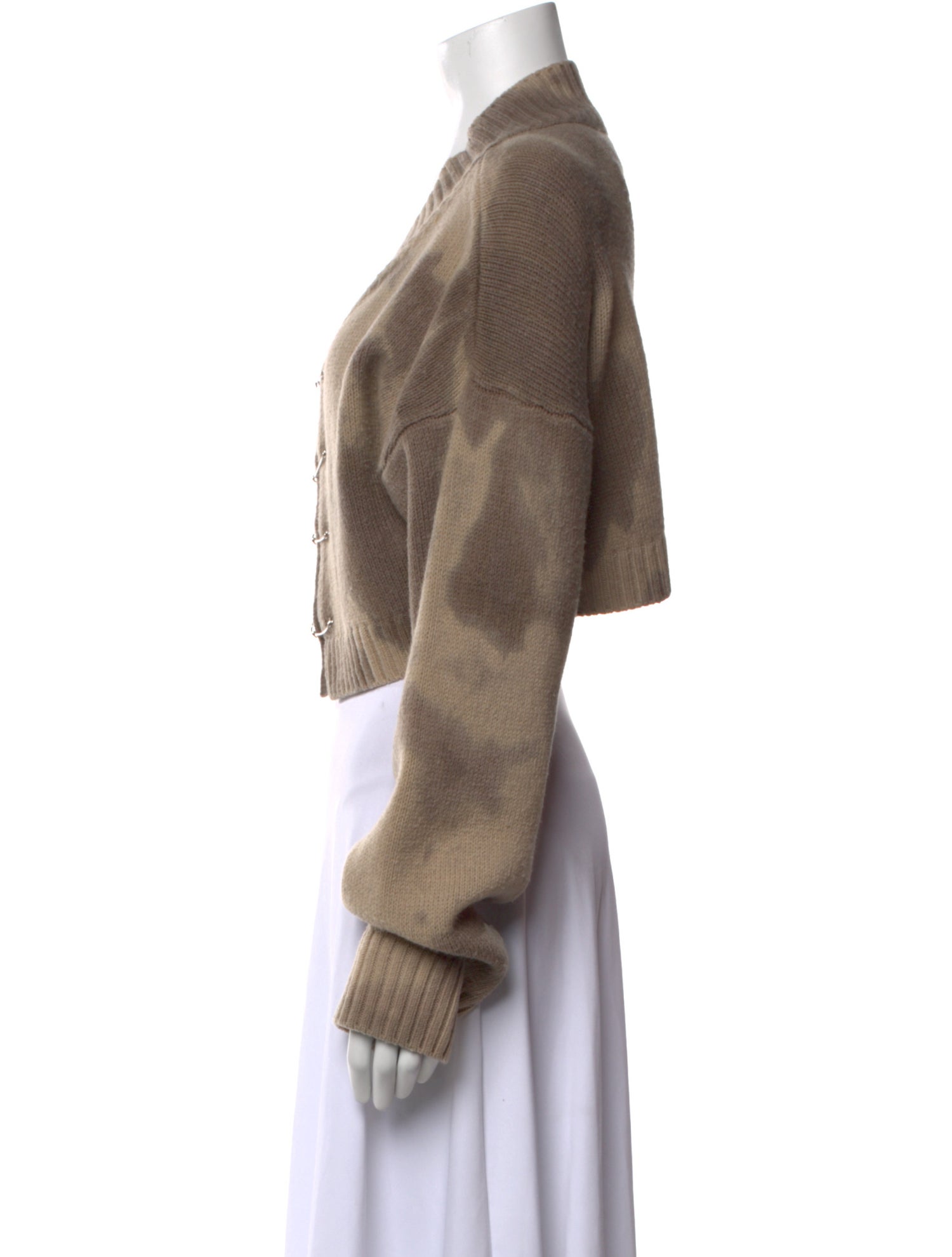 Danielle Guizio Virgin Wool Tie-Dye Print Sweater