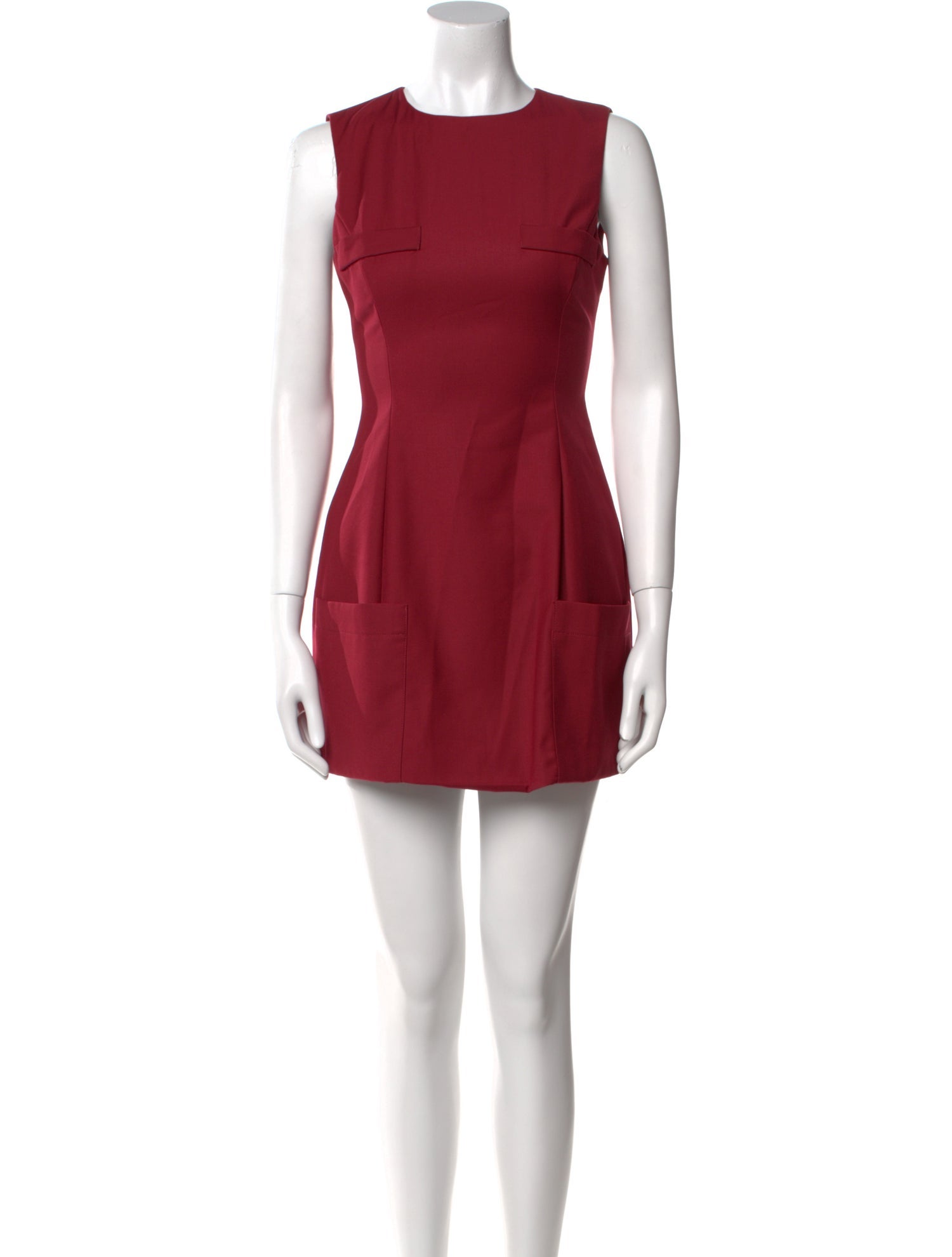 Danielle Guizio Crew Neck Mini Dress