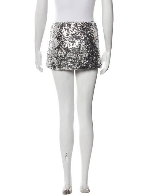 Danielle Guizio Sequin Mini Skirt