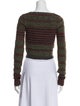 Danielle Guizio Striped Scoop Neck Sweater