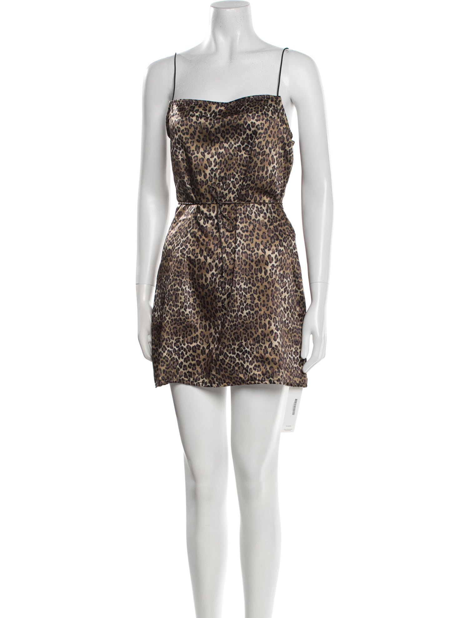 Danielle Guizio Animal Print Mini Dress