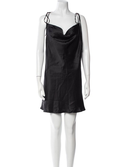 Danielle Guizio Silk Mini Dress