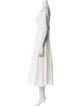 Danielle Guizio Linen Midi Length Dress