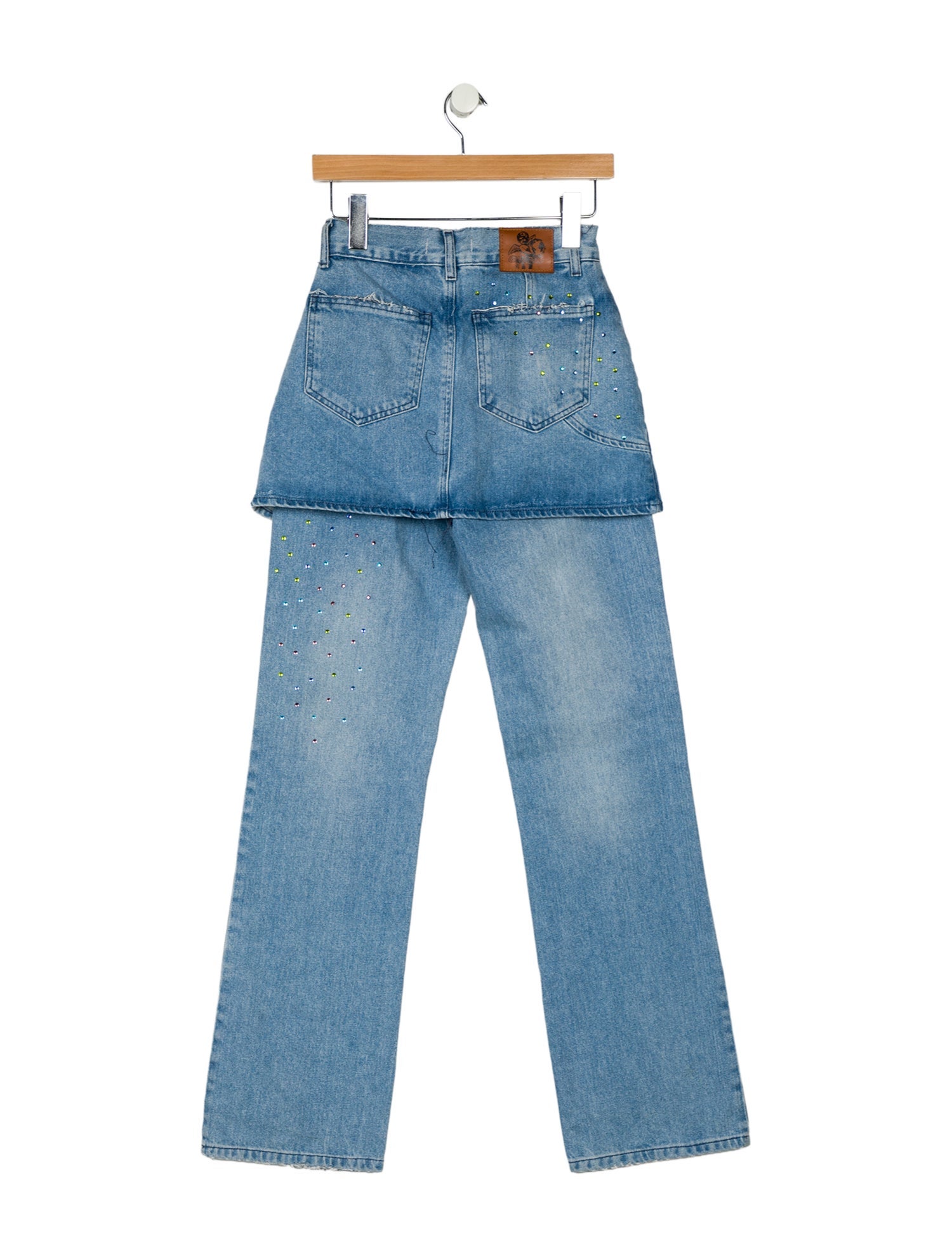 Danielle Guizio High-Rise Wide Leg Jeans