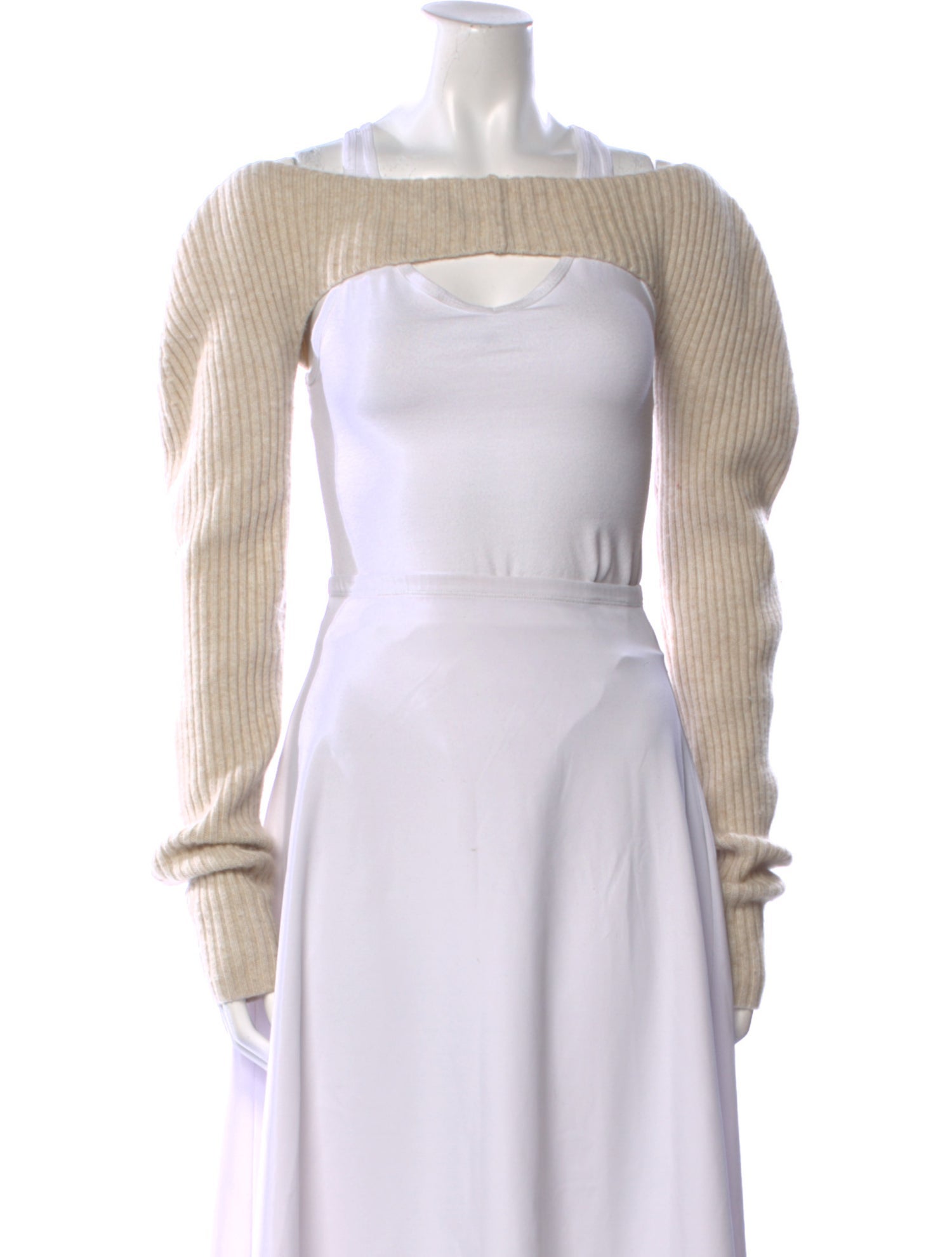 Danielle Guizio Off-The-Shoulder Sweater