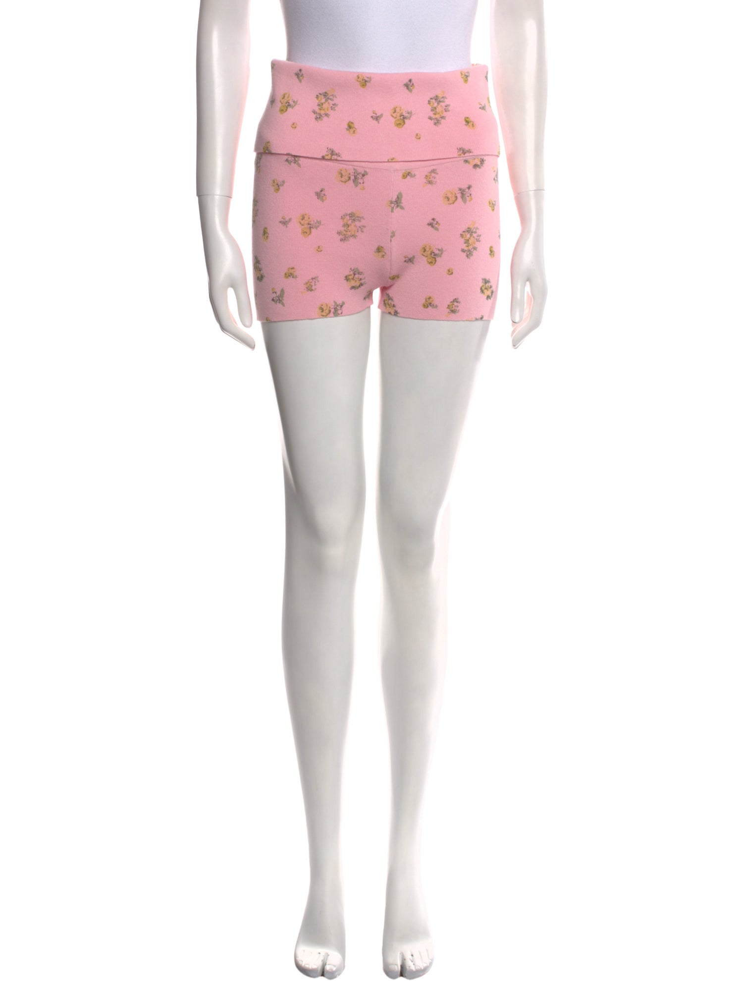 Danielle Guizio Floral Print Mini Shorts w/ Tags