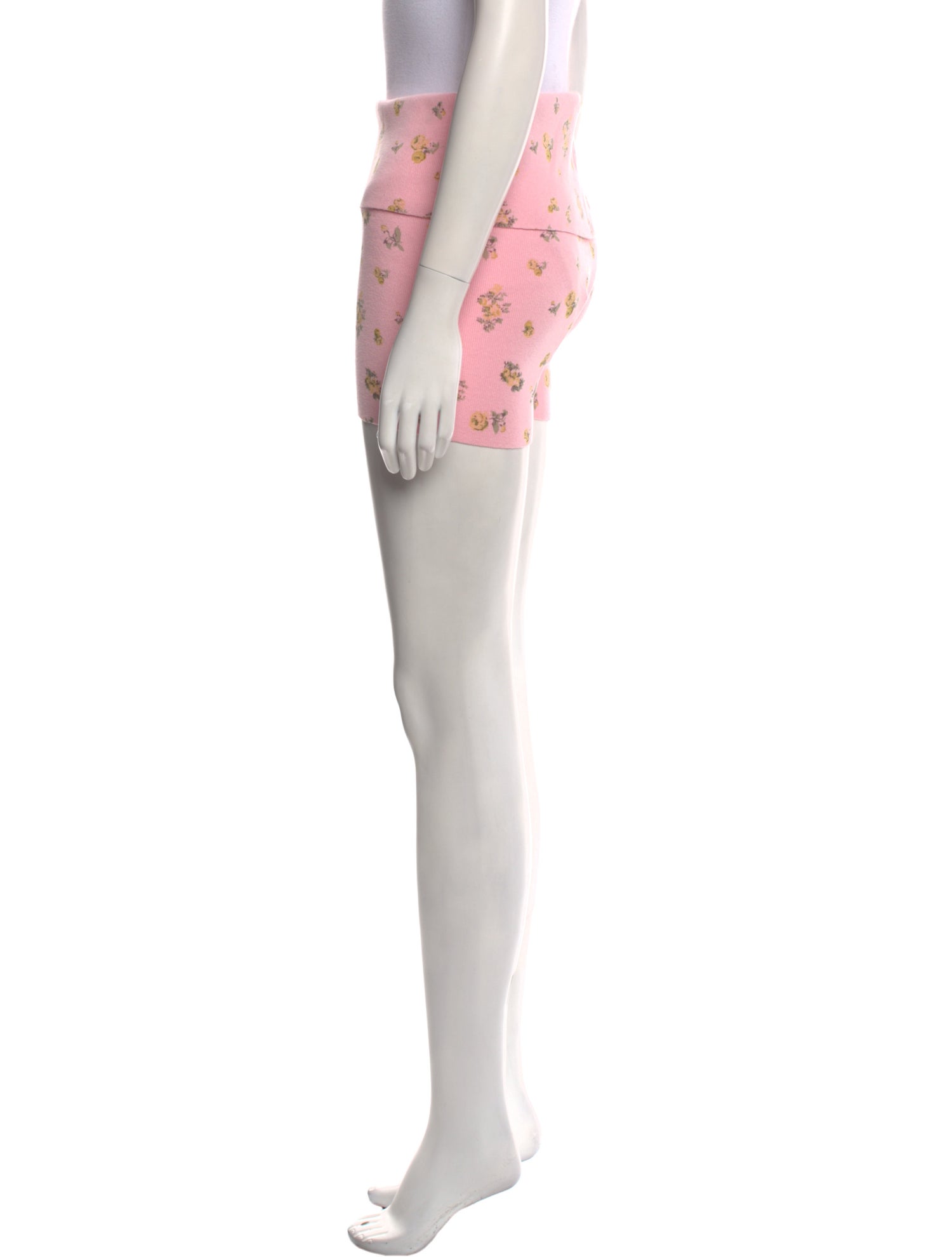 Danielle Guizio Floral Print Mini Shorts w/ Tags