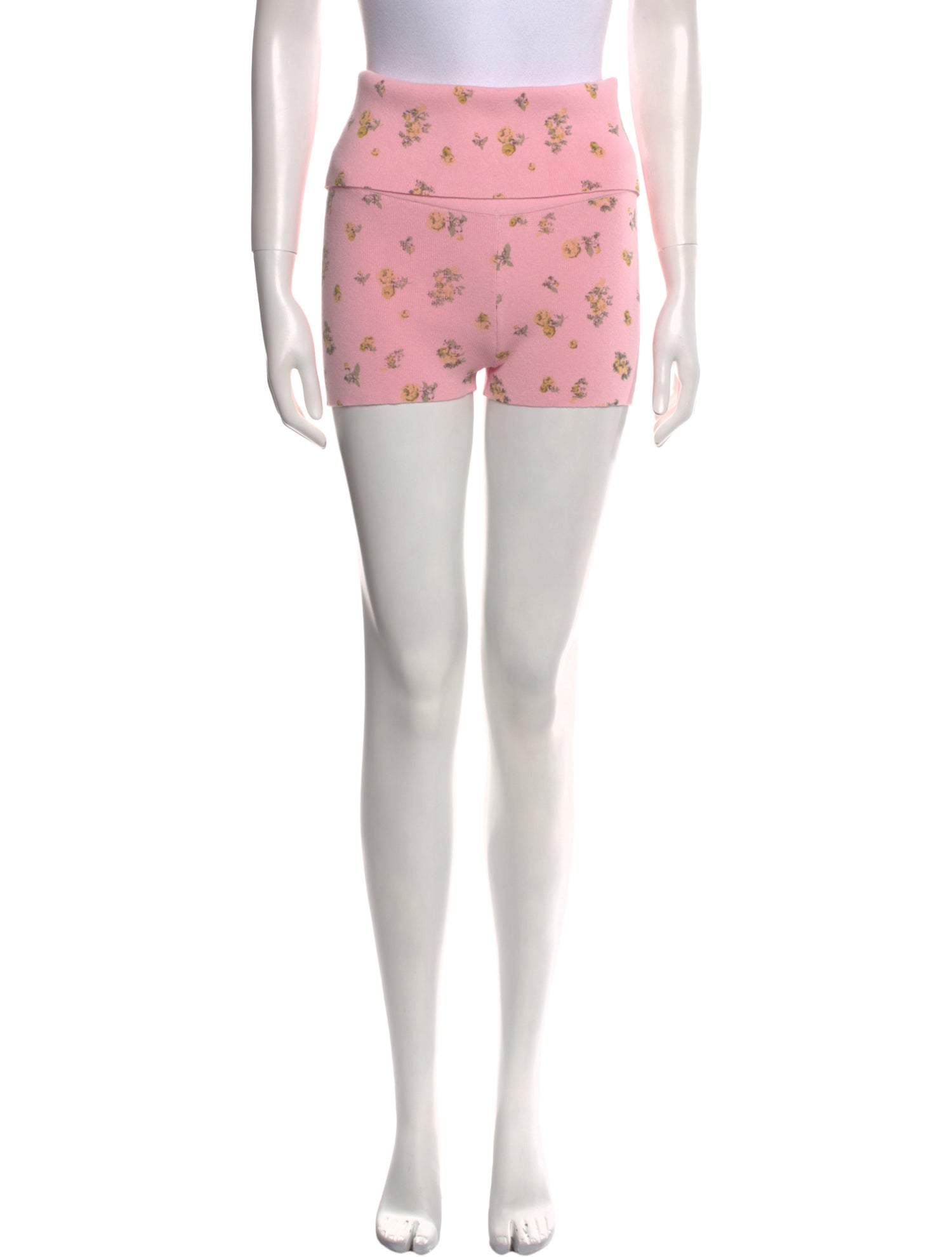 Danielle Guizio Floral Print Mini Shorts w/ Tags