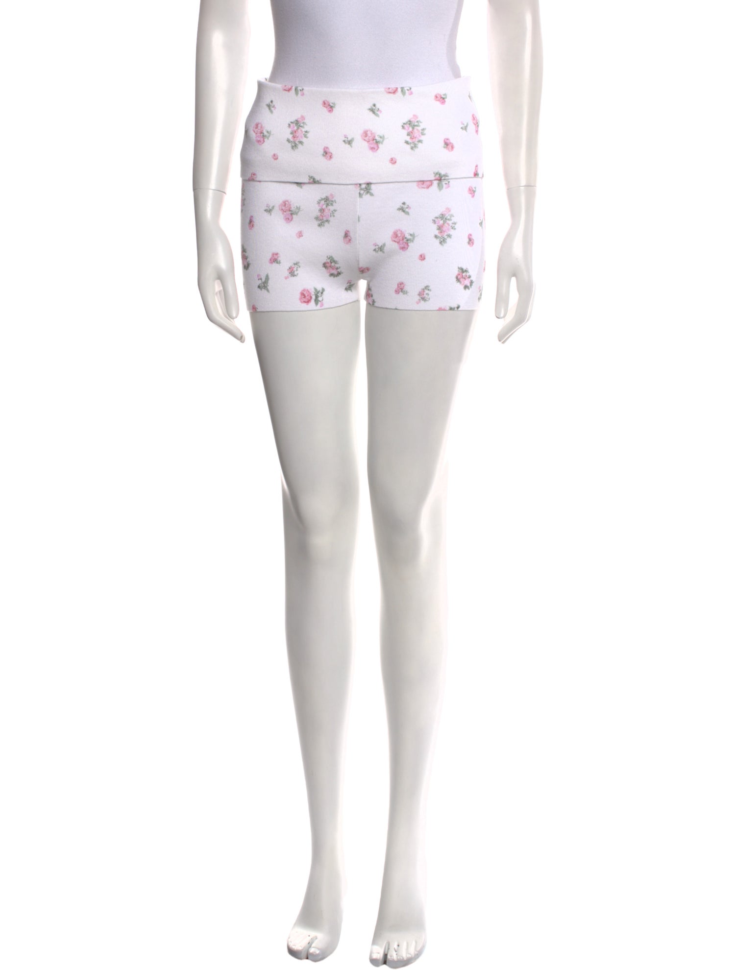 Danielle Guizio Floral Print Mini Shorts w/ Tags