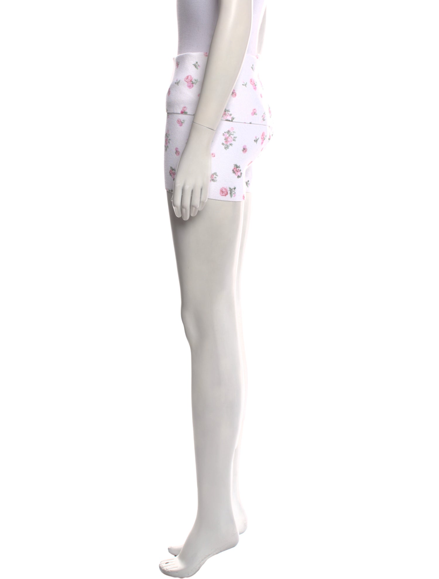 Danielle Guizio Floral Print Mini Shorts w/ Tags