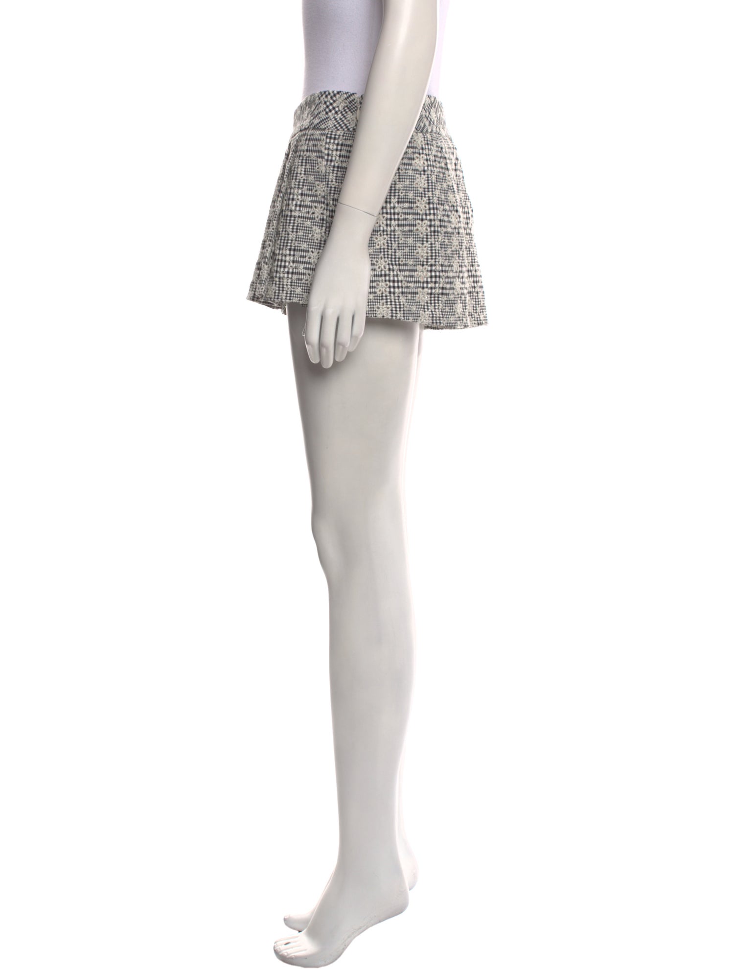 Danielle Guizio Printed Mini Skirt w/ Tags