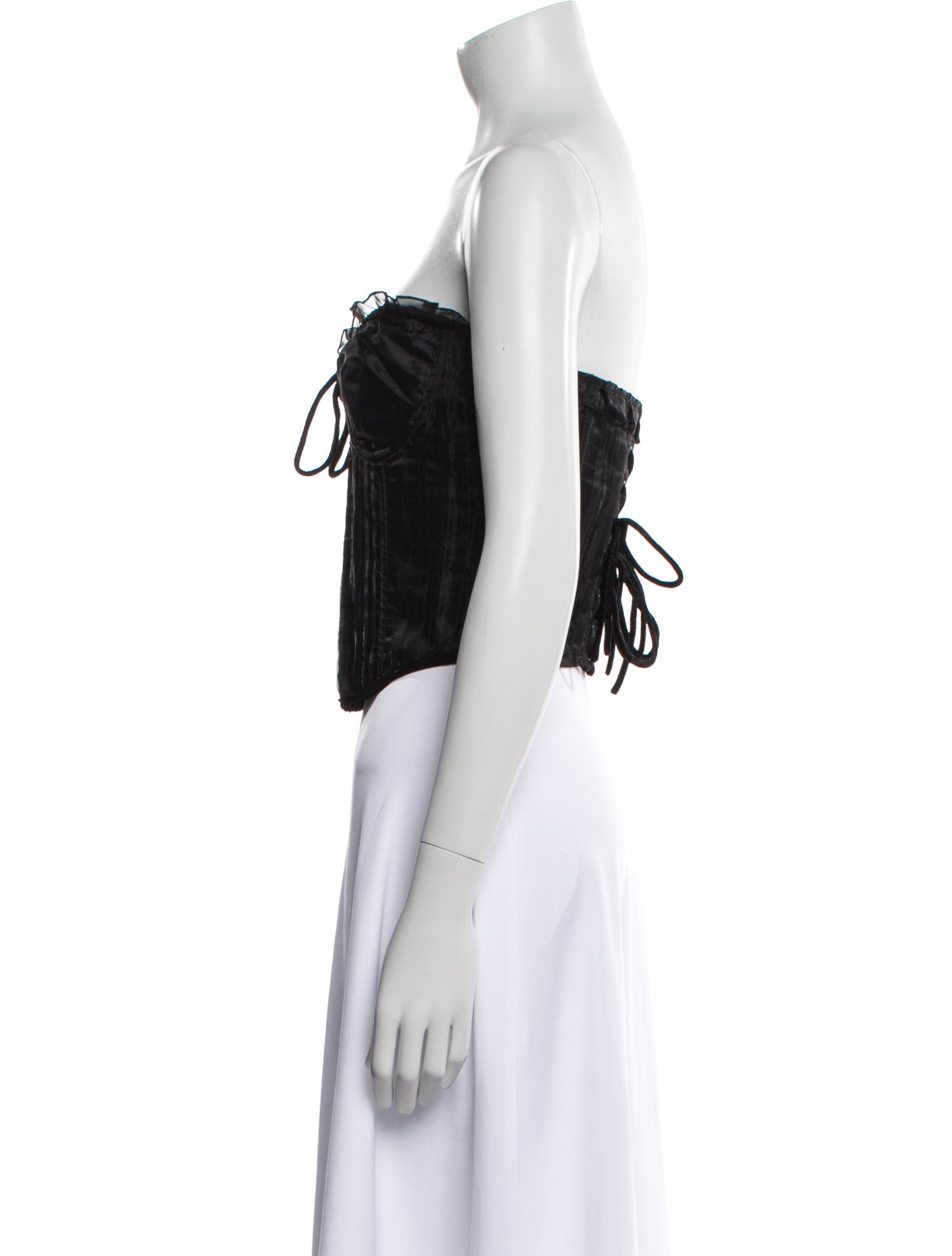 Danielle Guizio Strapless Crop Top w/ Tags