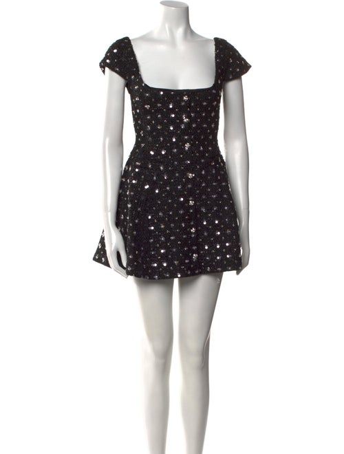 Danielle Guizio Printed Mini Dress