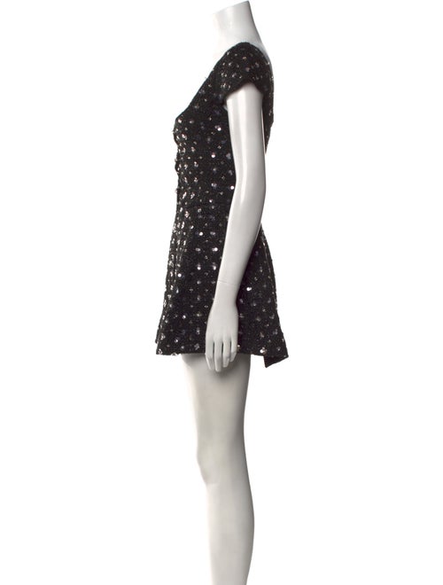 Danielle Guizio Printed Mini Dress