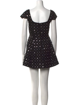 Danielle Guizio Printed Mini Dress