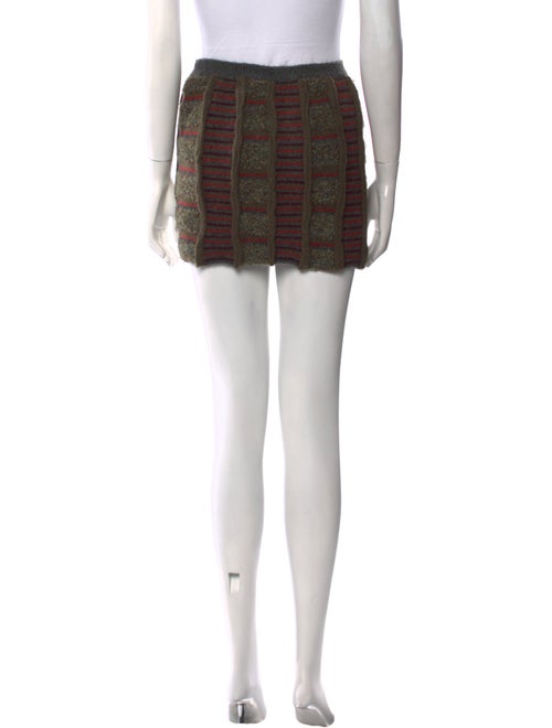 Danielle Guizio Plaid Print Mini Skirt