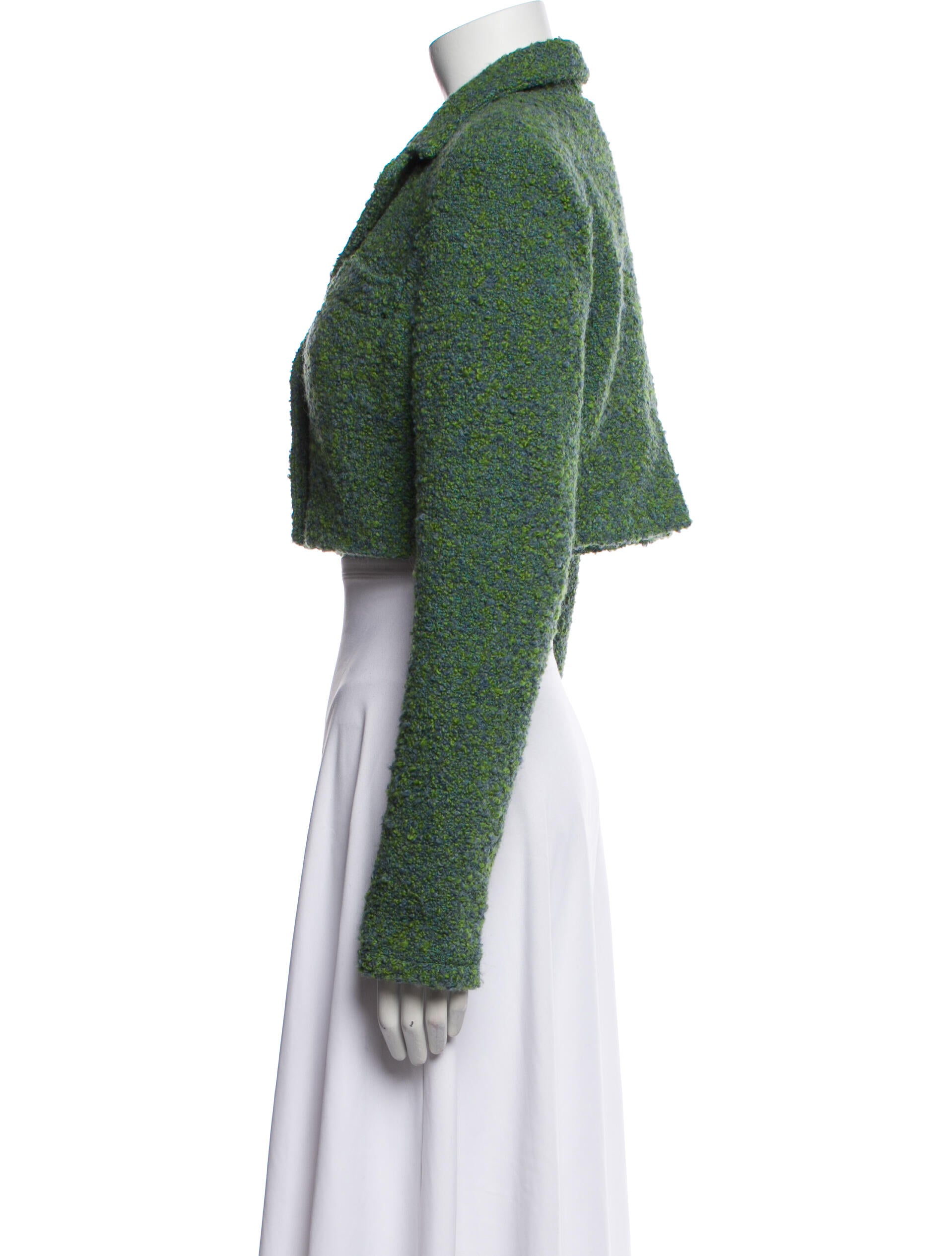 Danielle Guizio Tweed Pattern Blazer