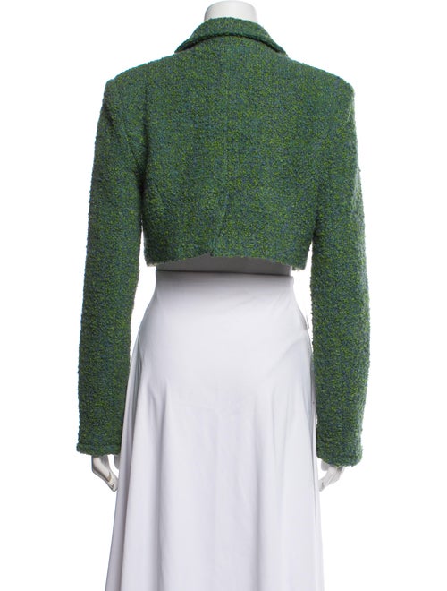 Danielle Guizio Tweed Pattern Blazer