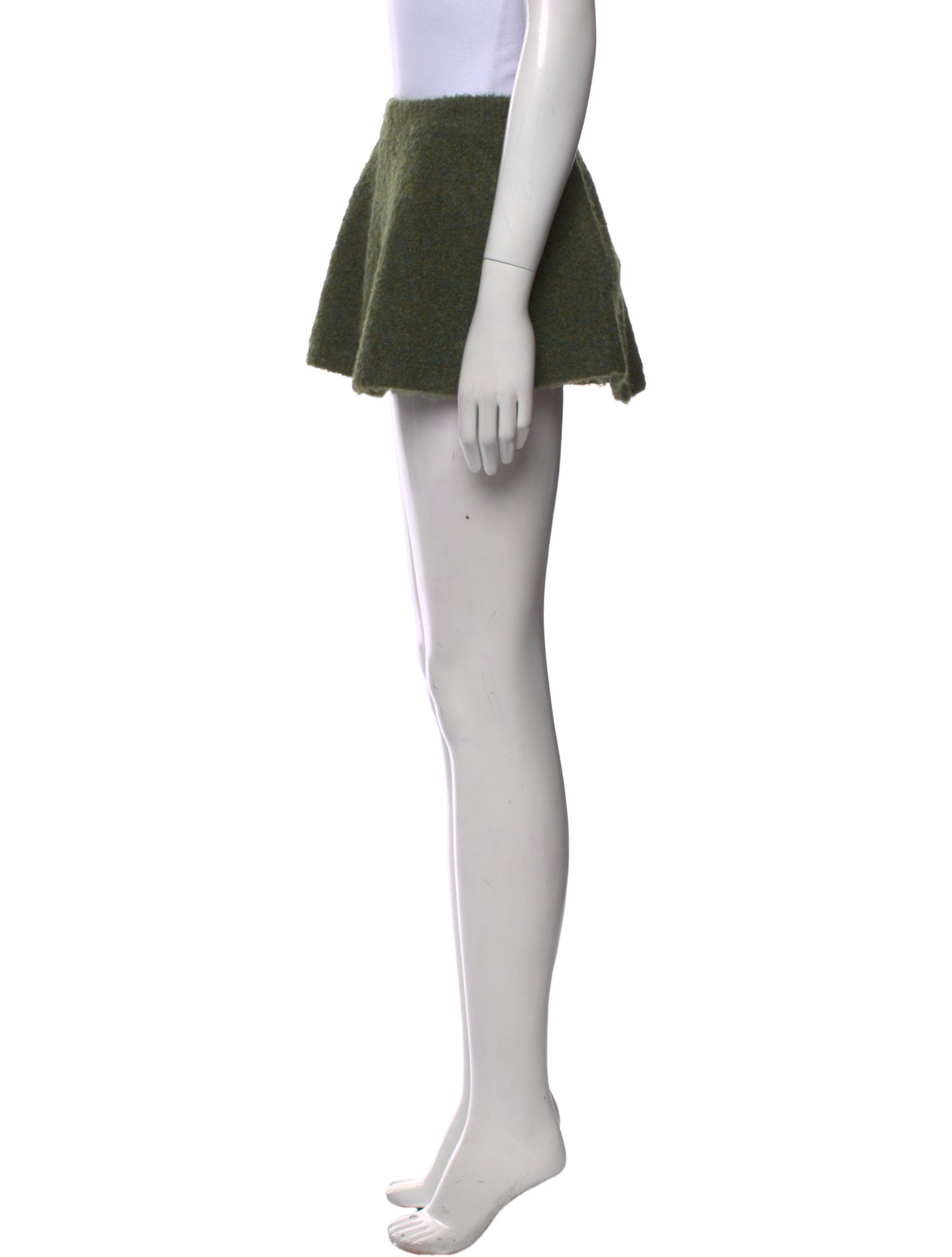 Danielle Guizio Ruffle Embellishment Mini Skirt