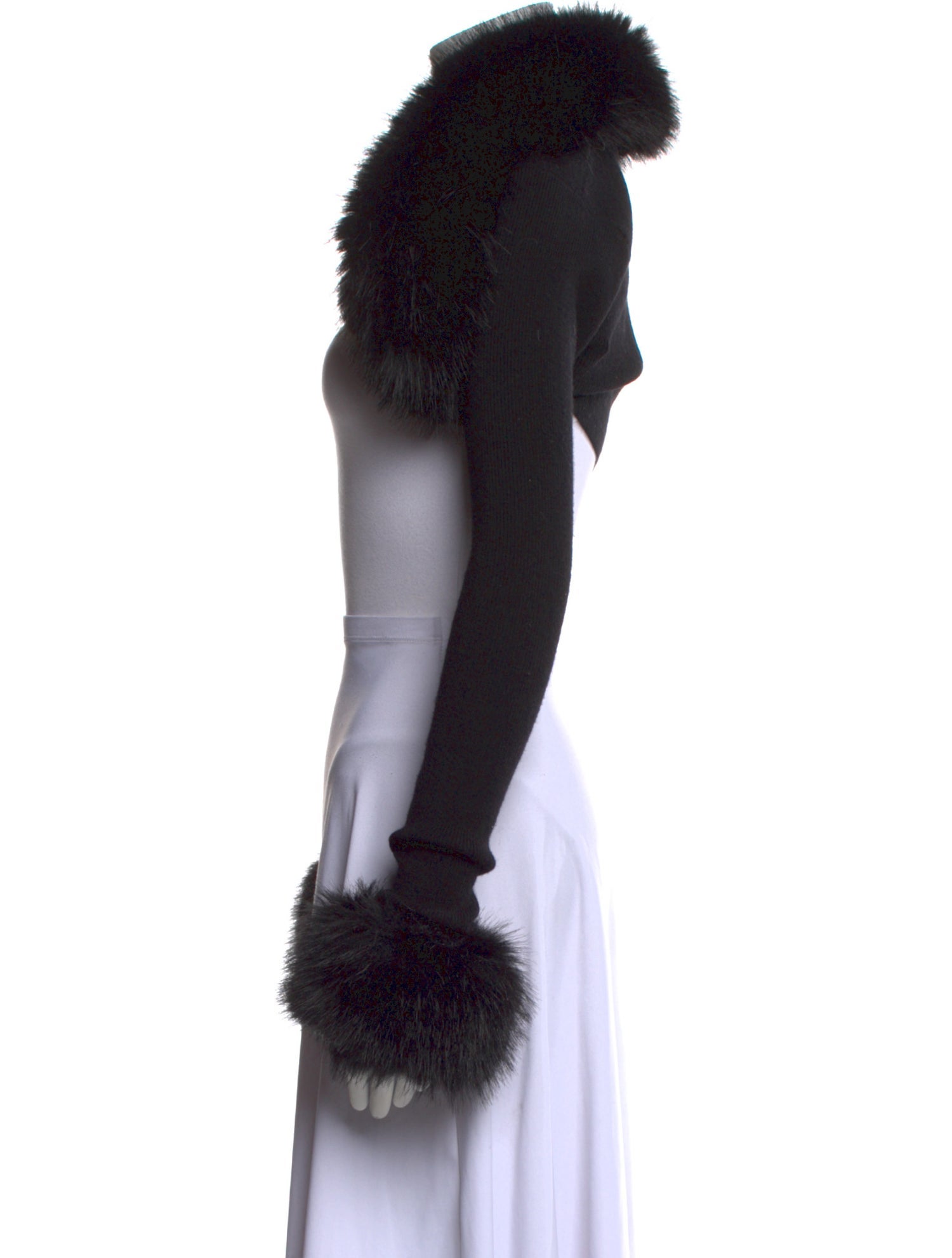 Danielle Guizio Wool Open Front Sweater