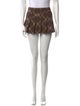 Danielle Guizio Wool Mini Skirt