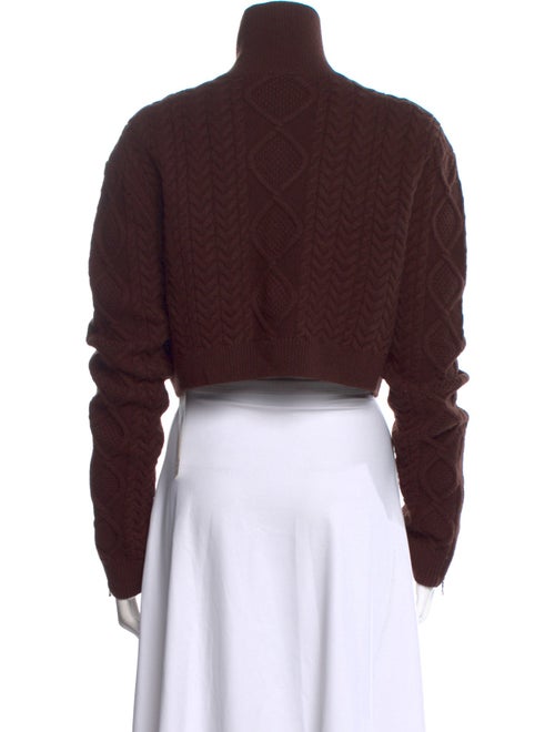 Danielle Guizio Wool Mock Neck Sweater