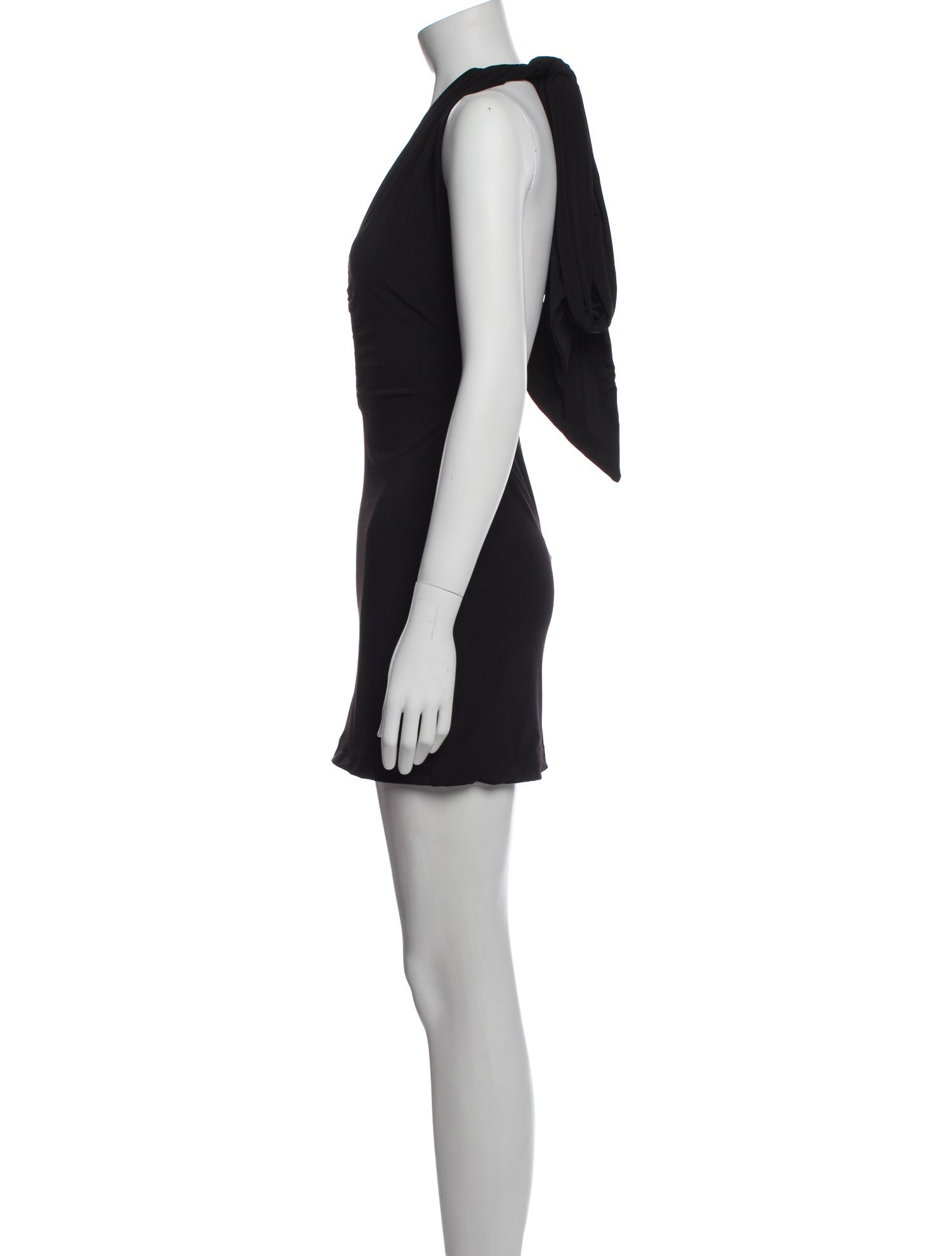 Danielle Guizio V-Neck Mini Dress