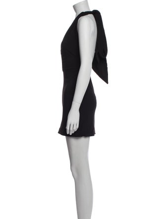 Danielle Guizio V-Neck Mini Dress