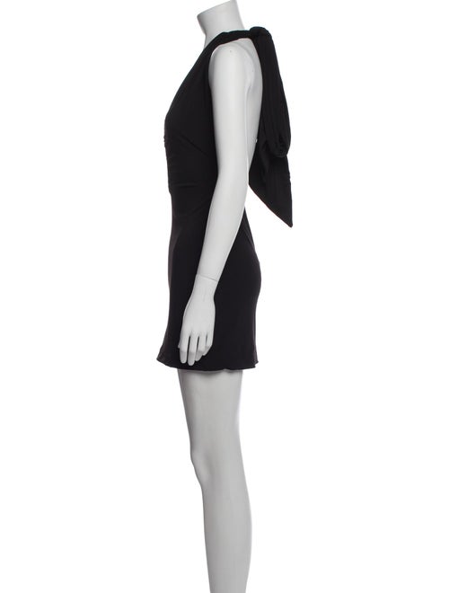 Danielle Guizio V-Neck Mini Dress