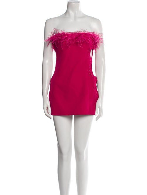 Danielle Guizio Strapless Mini Dress