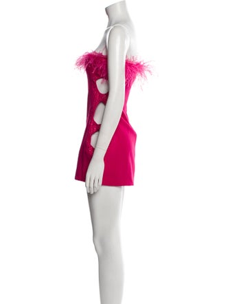 Danielle Guizio Strapless Mini Dress