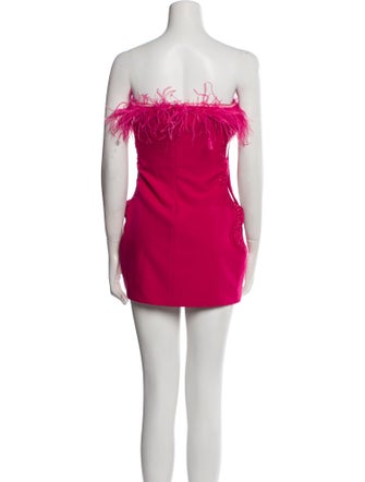 Danielle Guizio Strapless Mini Dress