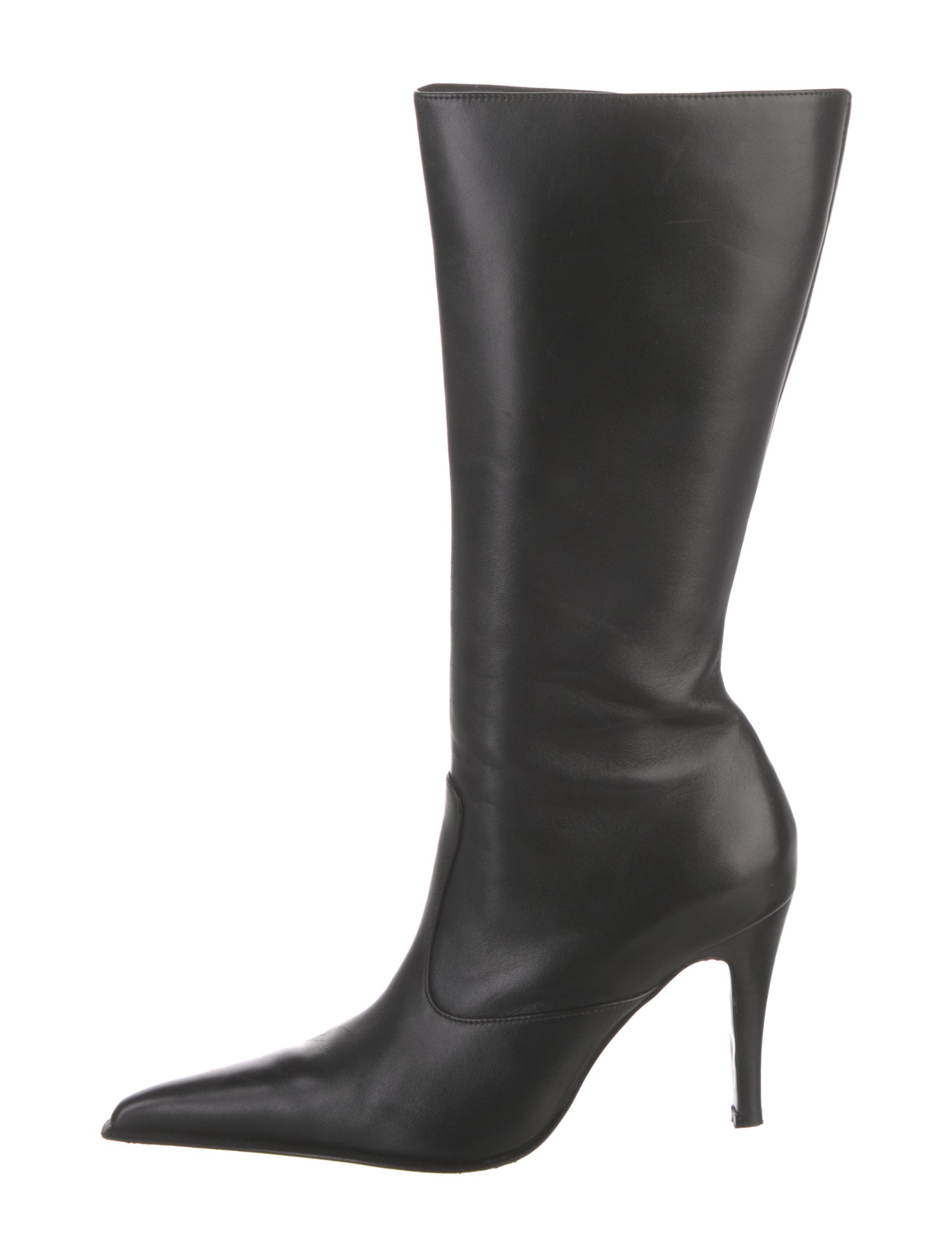 Danielle Guizio Leather Sock Boots