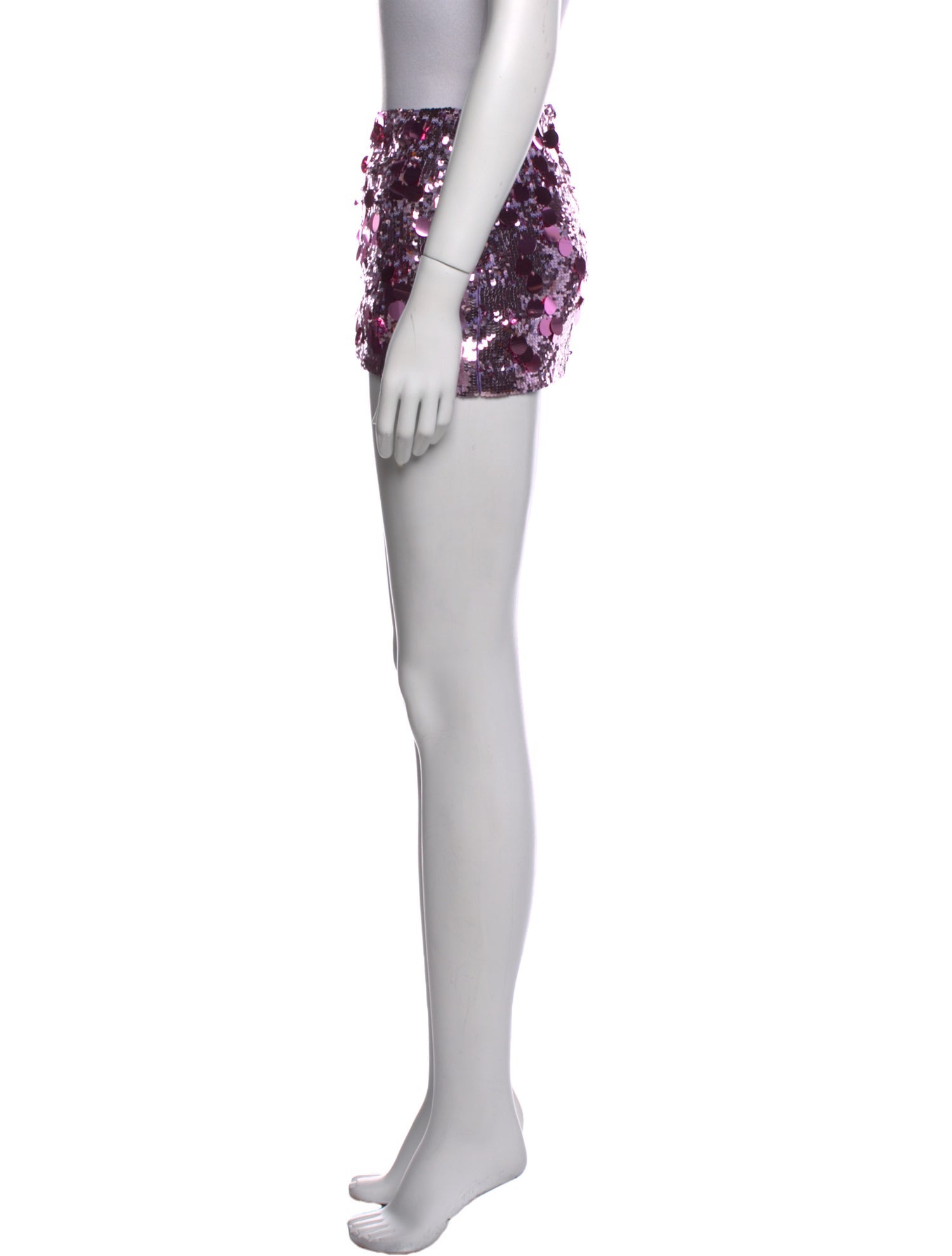 Danielle Guizio Sequin Mini Skirt