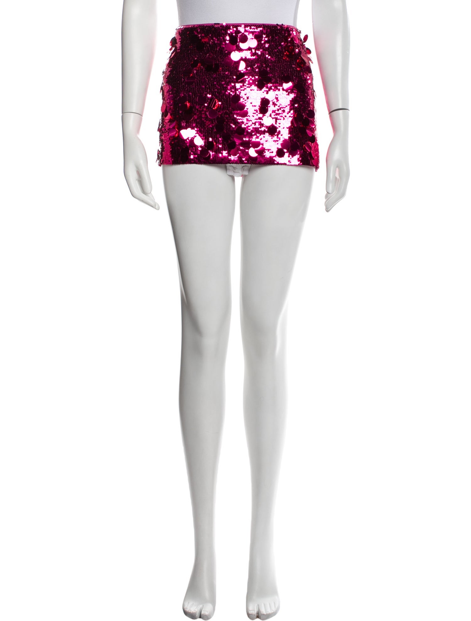 Danielle Guizio Sequin Mini Skirt