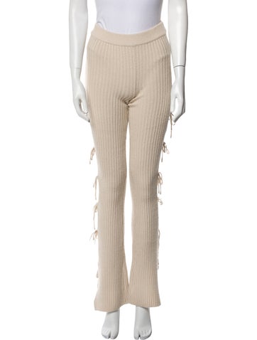 Danielle Guizio Loungewear Wool Cutout Accent Lounge Set S