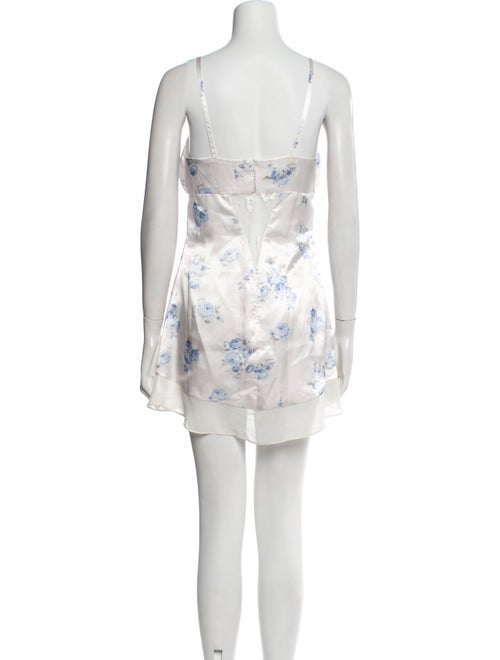 Danielle Guizio Floral Print Mini Dress