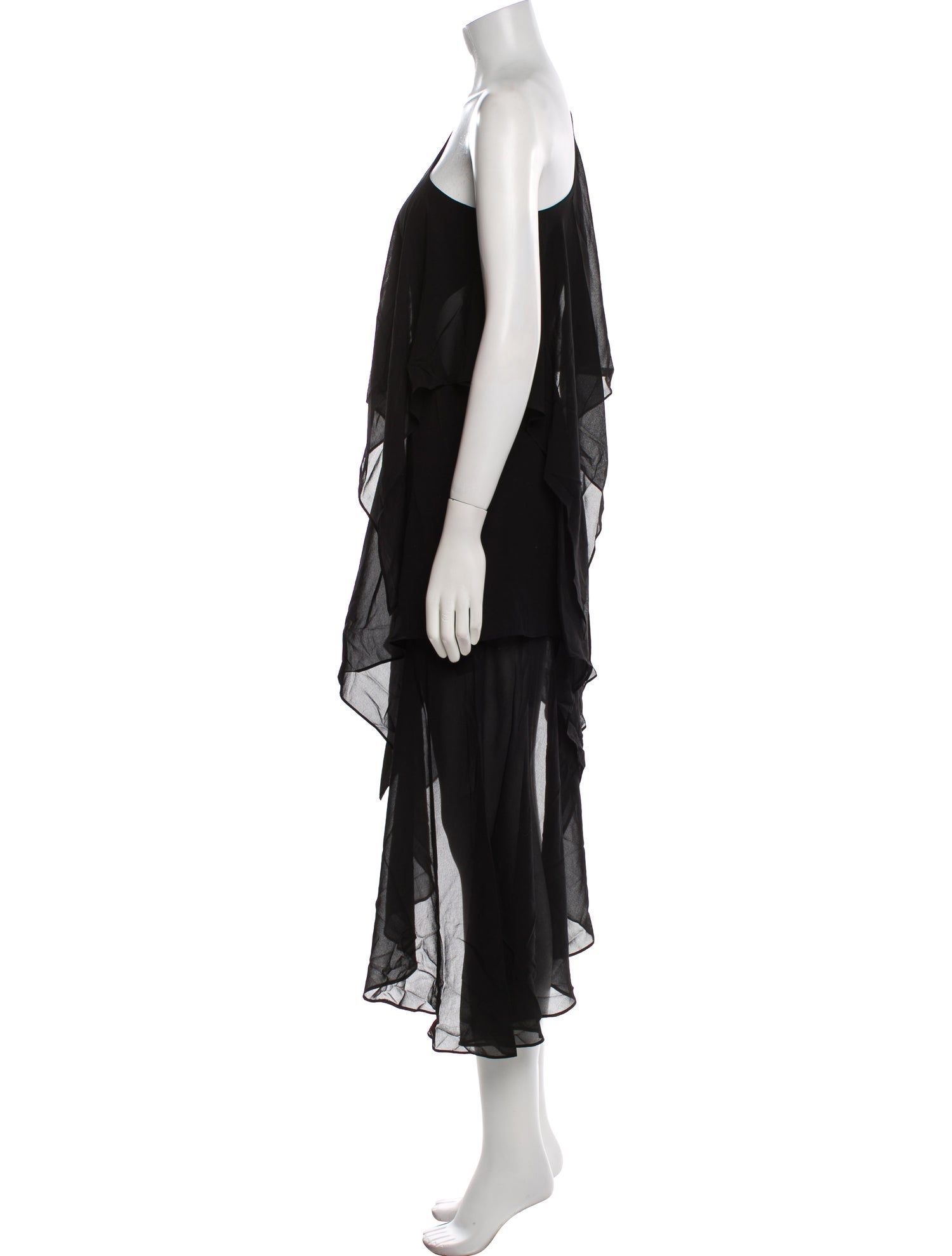 Danielle Guizio One-Shoulder Long Dress