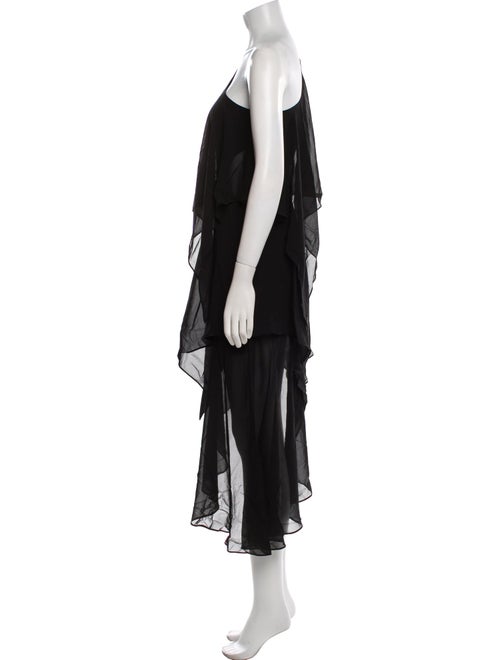 Danielle Guizio One-Shoulder Long Dress