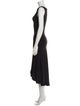 Danielle Guizio Bateau Neckline Long Dress