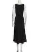 Danielle Guizio Bateau Neckline Long Dress