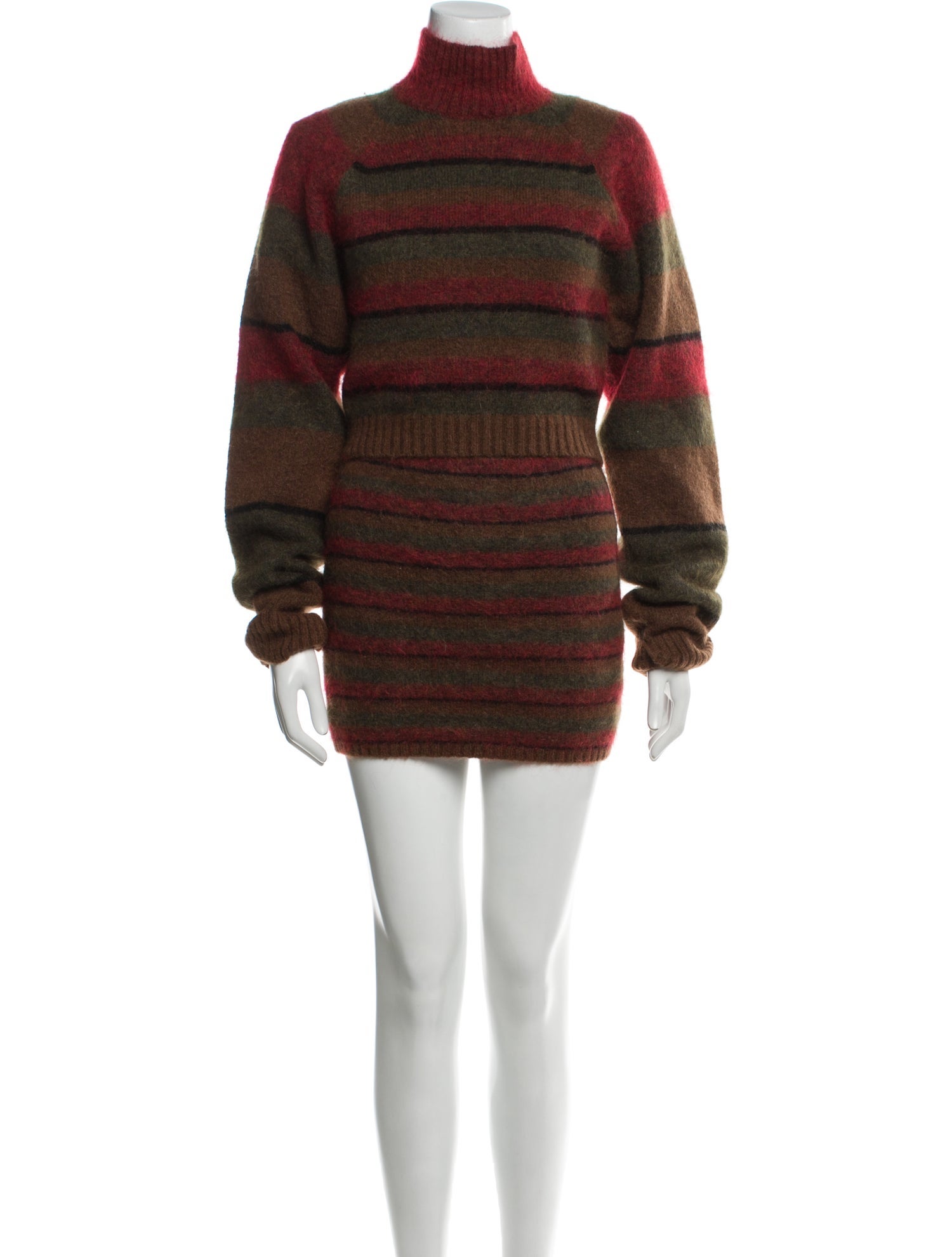 Danielle Guizio Striped Skirt Set