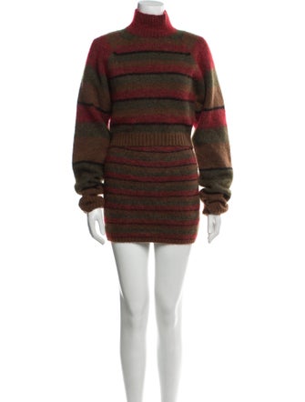 Danielle Guizio Striped Skirt Set