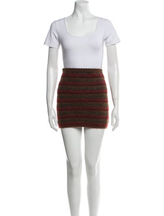 Danielle Guizio Striped Skirt Set