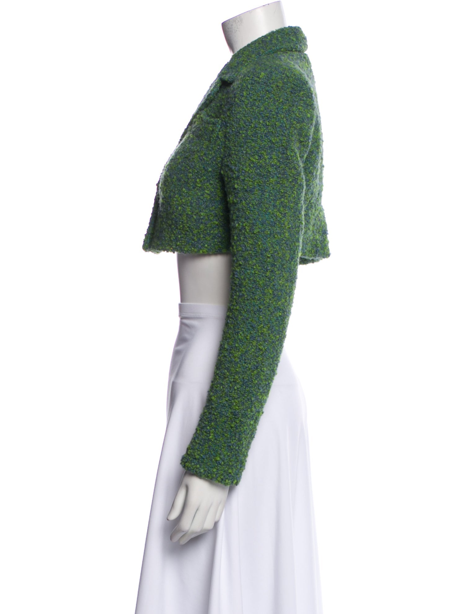 Danielle Guizio Tweed Pattern Bolero