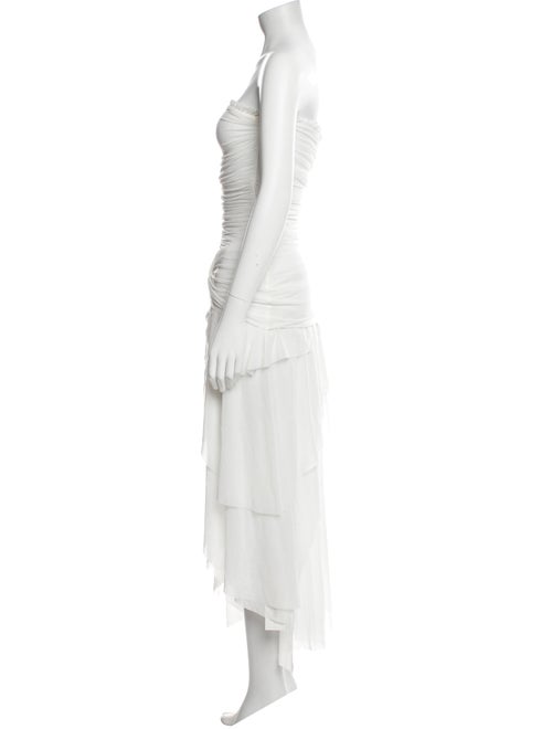 Danielle Guizio Strapless Midi Length Dress