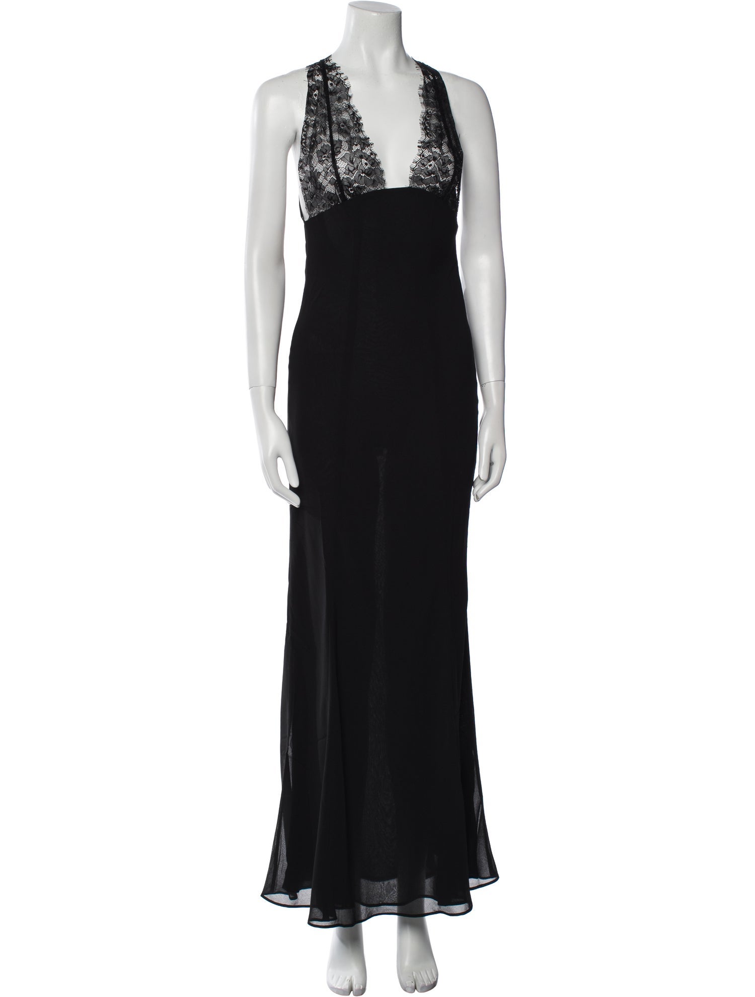 Danielle Guizio V-Neck Long Dress