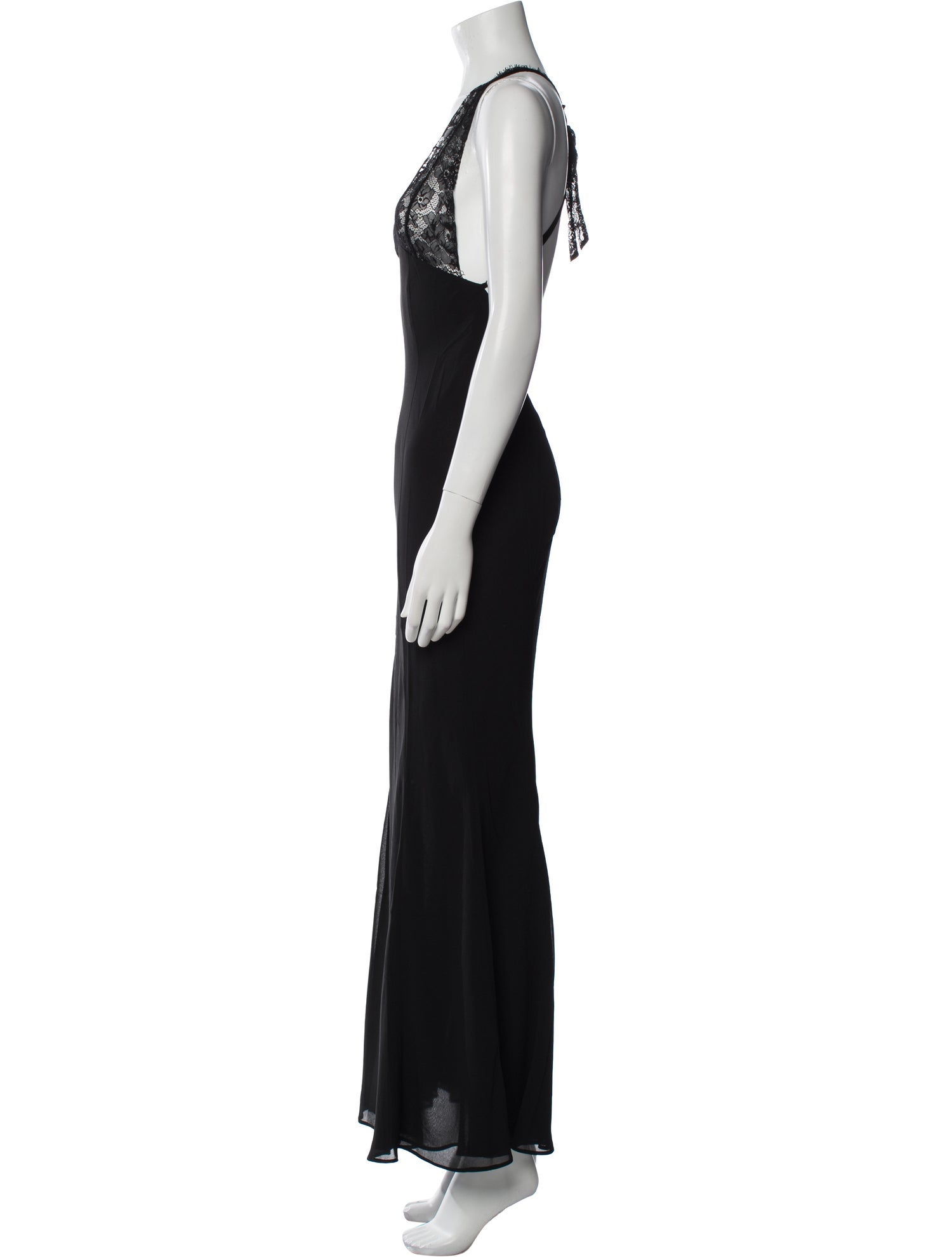 Danielle Guizio V-Neck Long Dress