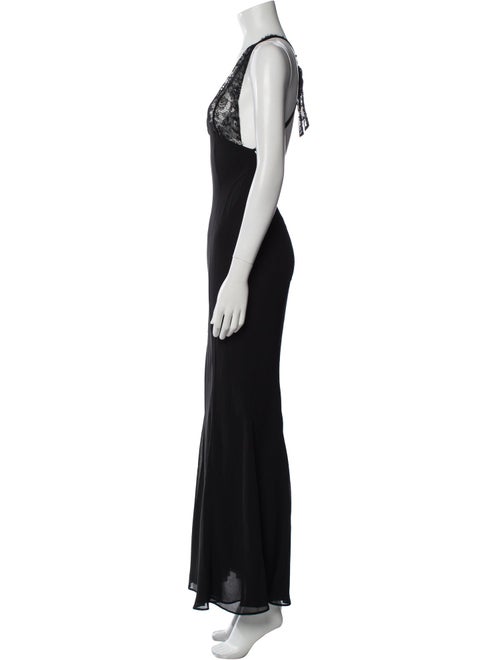 Danielle Guizio V-Neck Long Dress