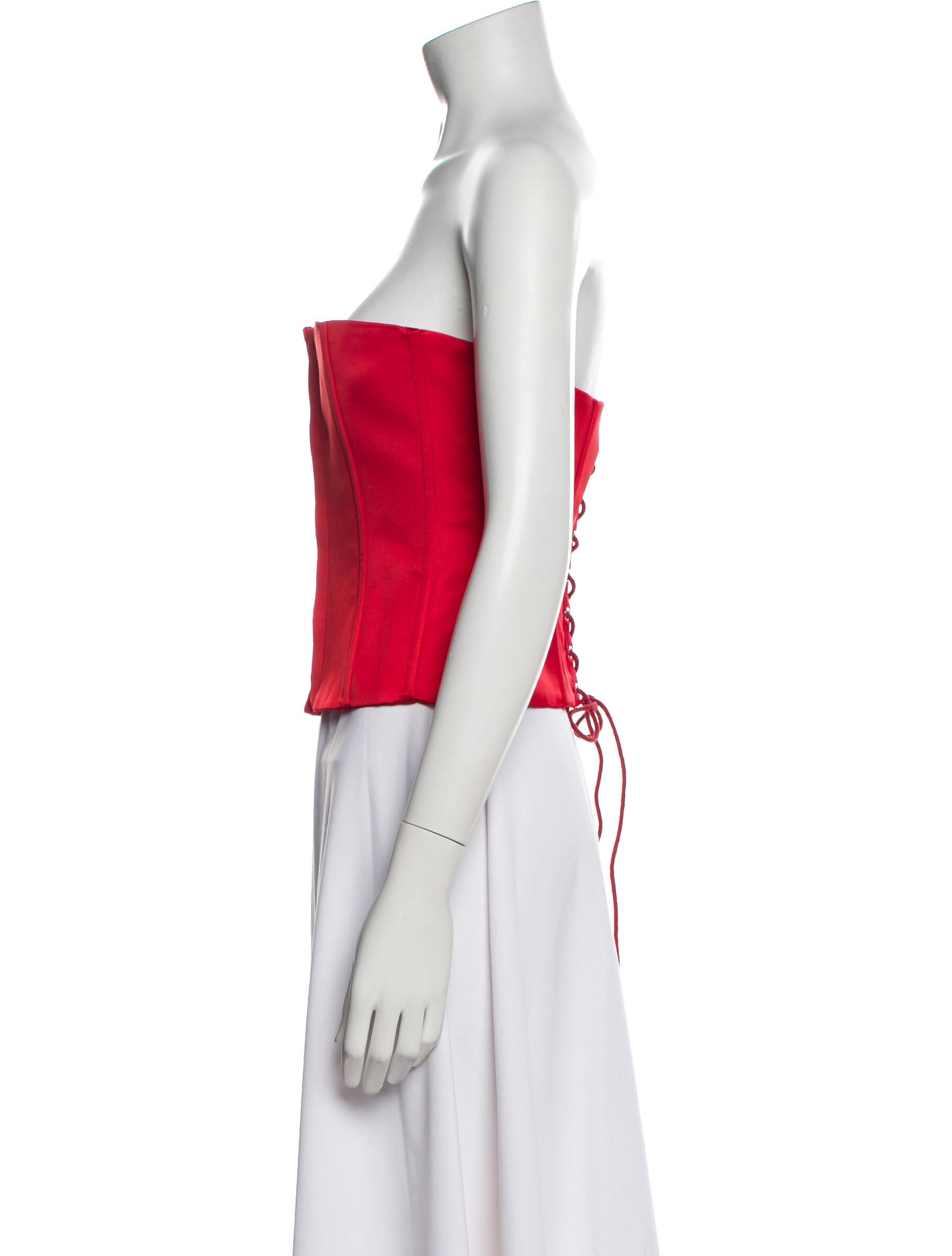 Danielle Guizio Strapless Crop Top w/ Tags